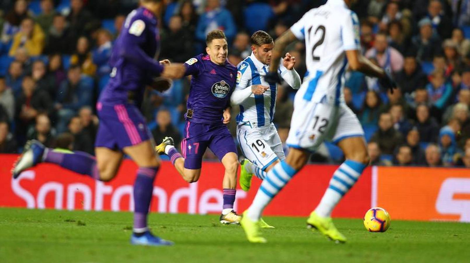 Anoeta ha sido el escenario donde se han enfrentado el conjunto txuri-urdin y el gallego