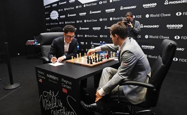 Carlsen e Caruana Vão para os Desempates