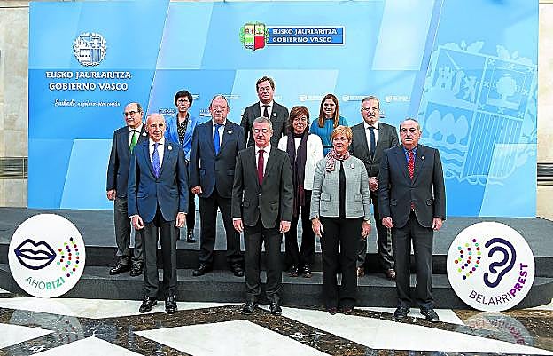 El Consejo de Gobierno de ayer hizo un guiño a Euskaraldia. 