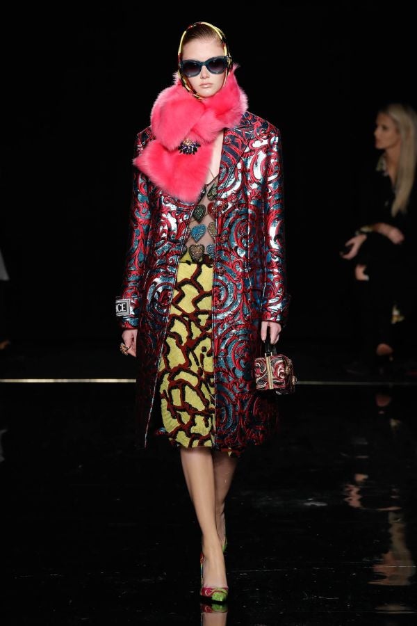 Muchas caras conocidas en el último desfile de Versace para la temporada de otoño de 2019