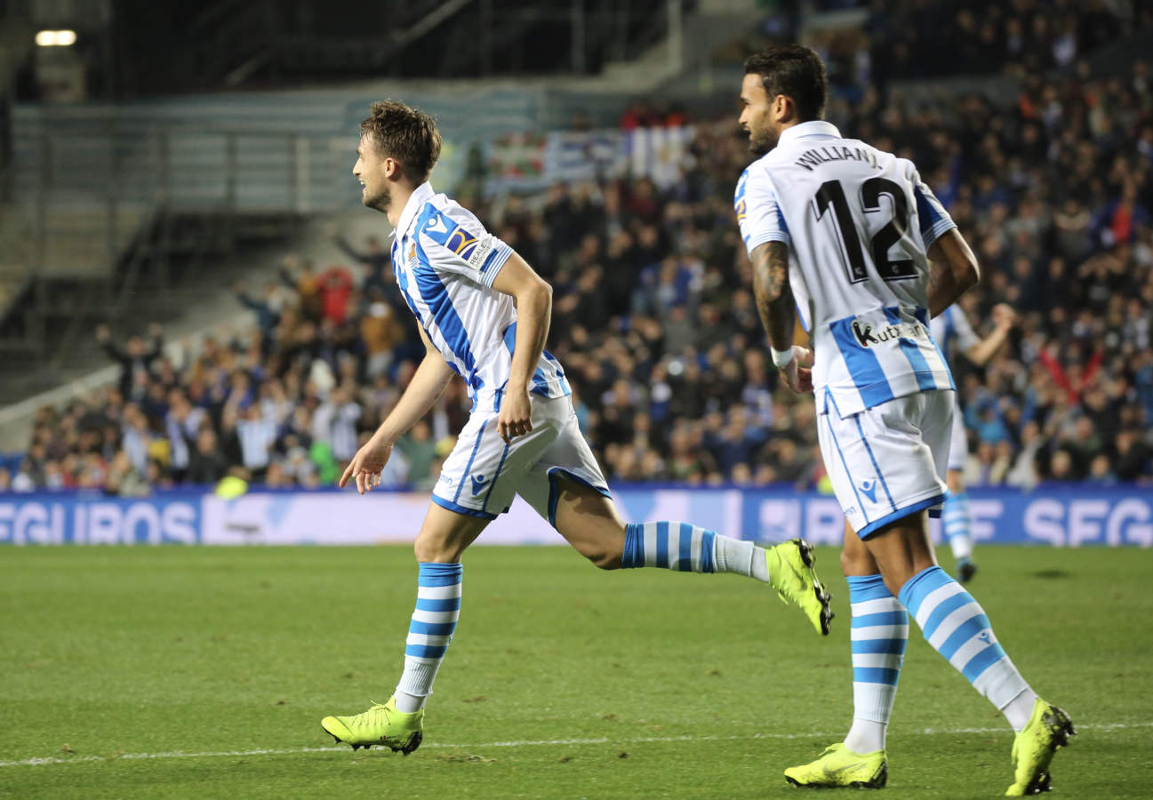 Repasa las mejores imágenes del partido entre la Real Sociedad y el Celta 