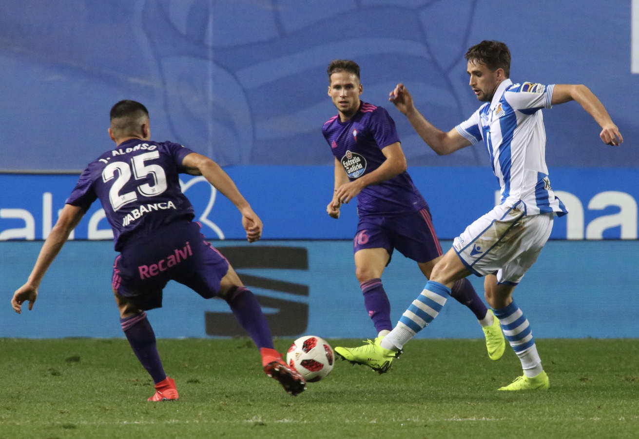 Repasa las mejores imágenes del partido entre la Real Sociedad y el Celta 