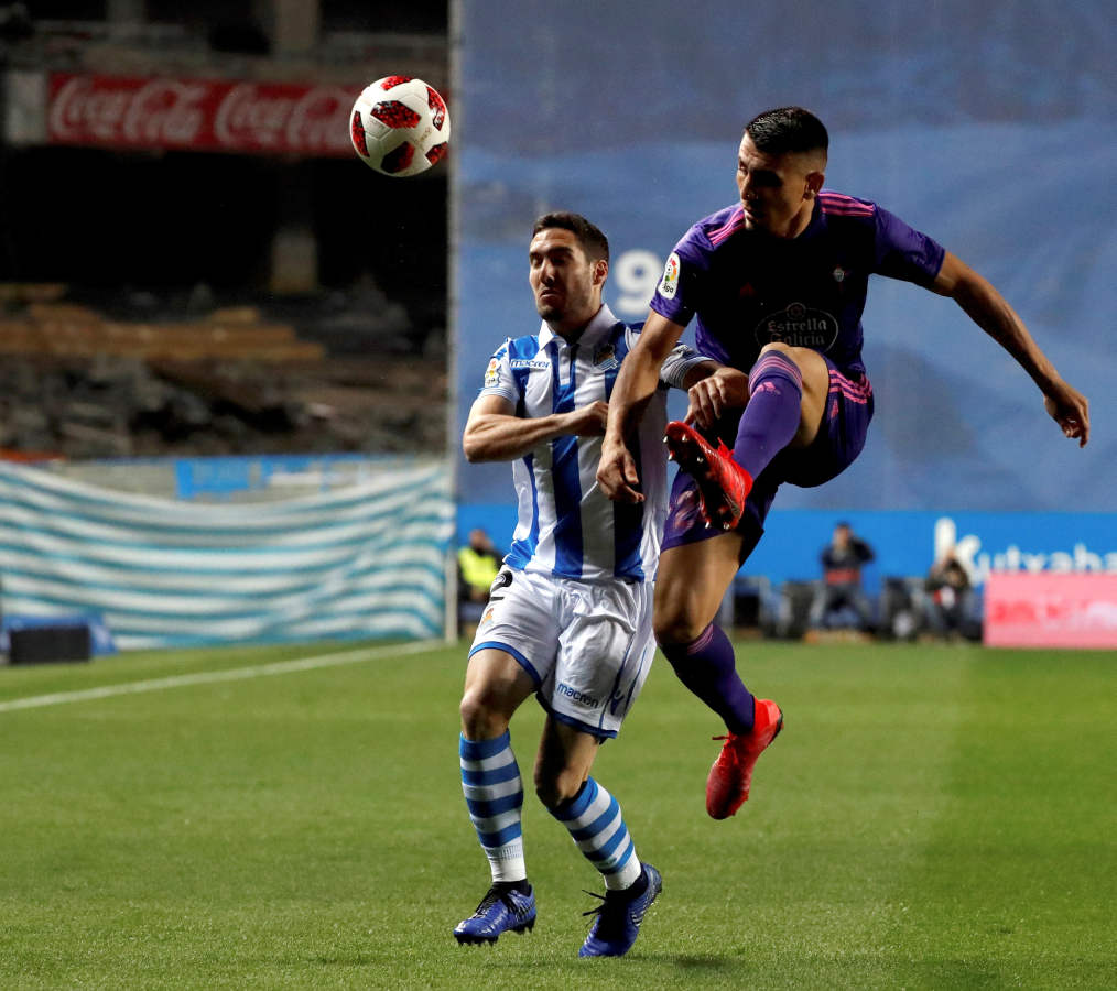 Repasa las mejores imágenes del partido entre la Real Sociedad y el Celta 