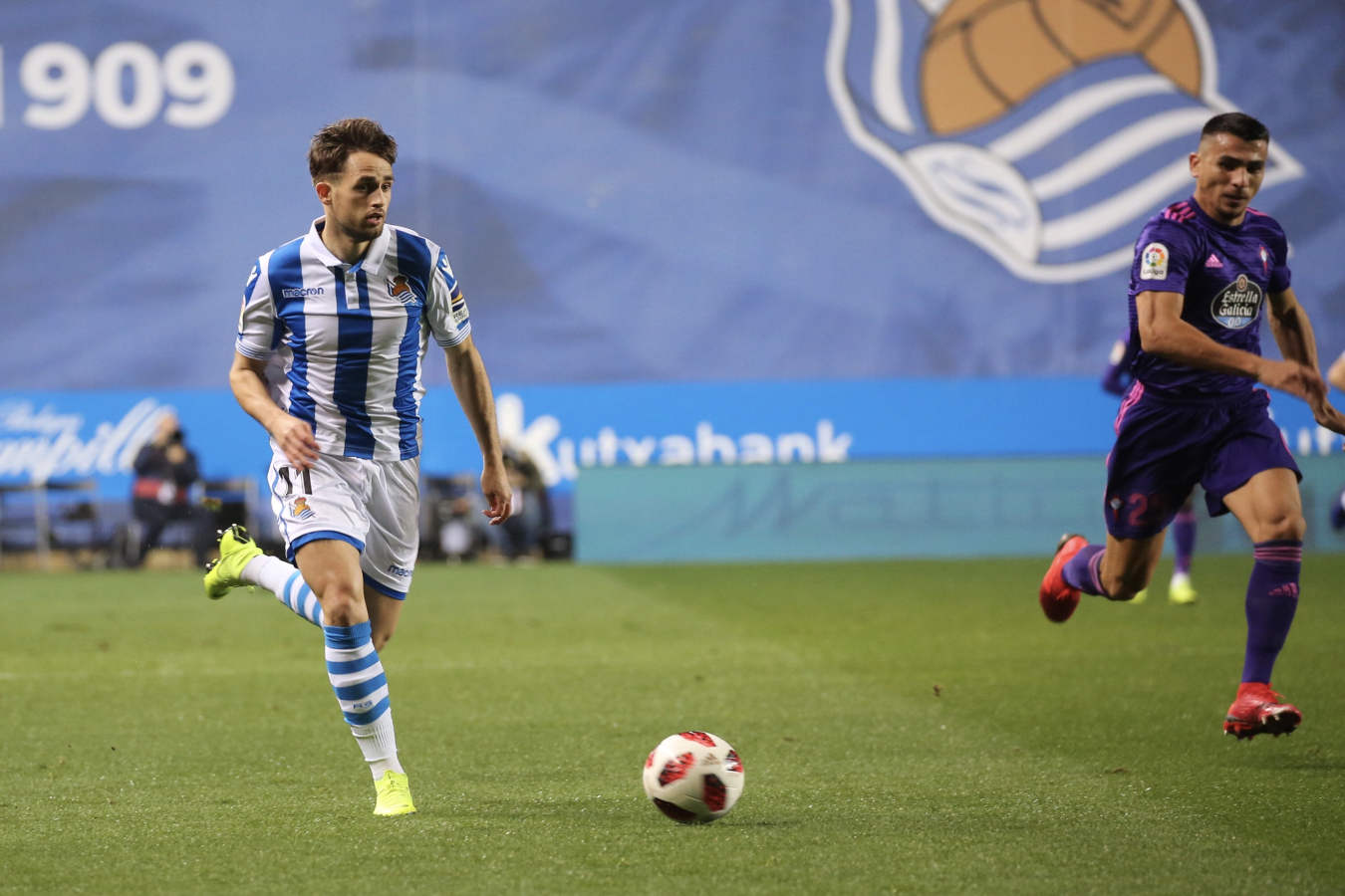 Repasa las mejores imágenes del partido entre la Real Sociedad y el Celta 