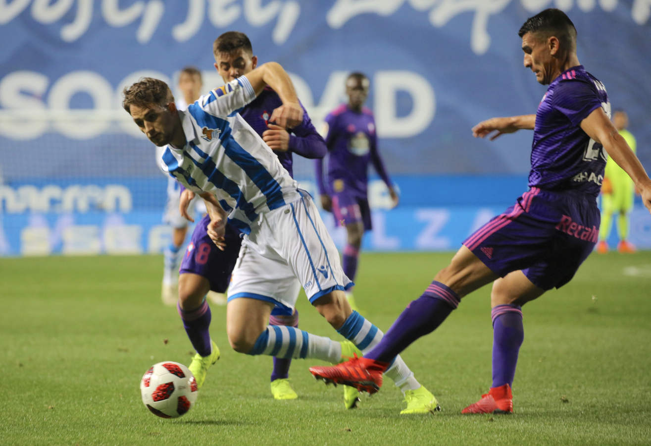 Repasa las mejores imágenes del partido entre la Real Sociedad y el Celta 