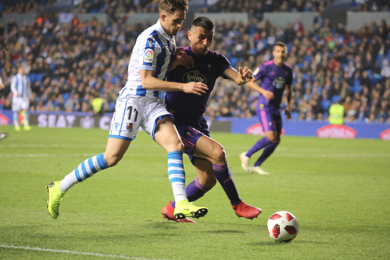 Repasa las mejores imágenes del partido entre la Real Sociedad y el Celta 