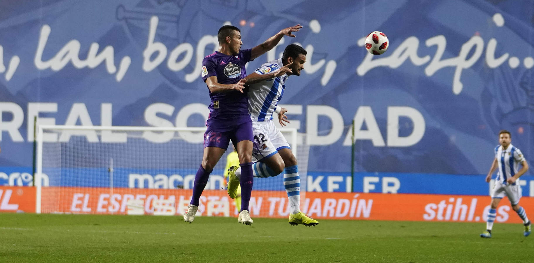 Repasa las mejores imágenes del partido entre la Real Sociedad y el Celta 