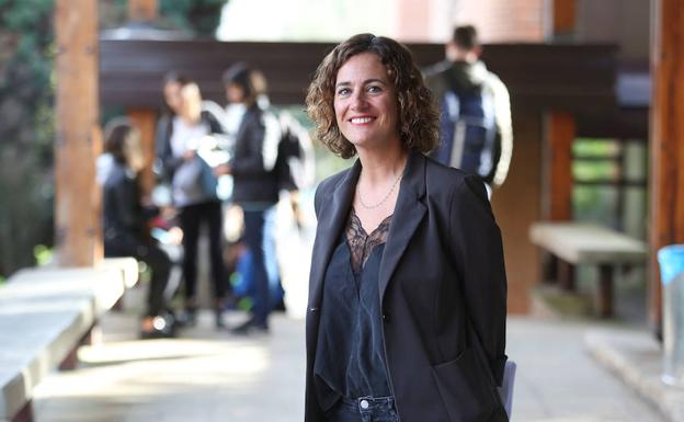 Mabel Segú en la Universidad de Deusto de San Sebastián