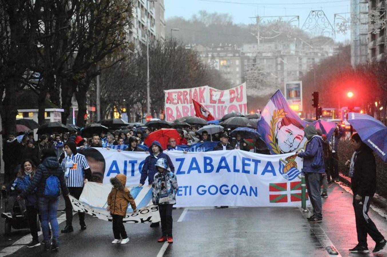 Seguidores realistas recuerdan a Aitor Zabaleta cuando se cumplen 20 años de su asesinato