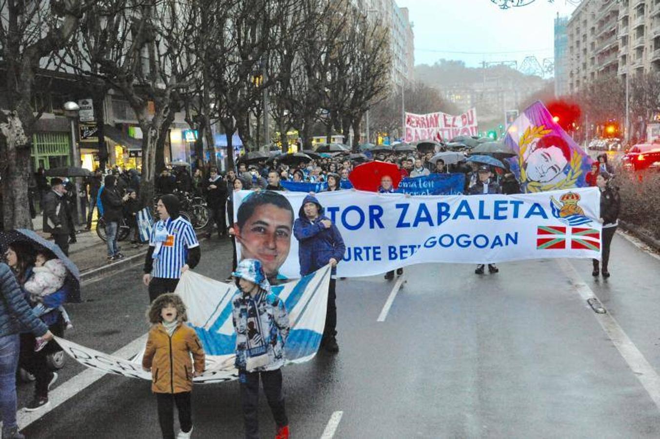 Seguidores realistas recuerdan a Aitor Zabaleta cuando se cumplen 20 años de su asesinato