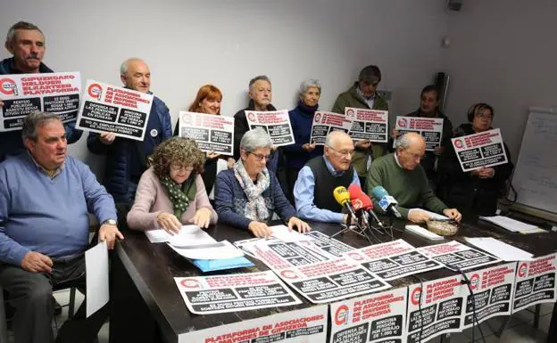 Los pensionistas llaman a la manifestación el sábado en Donostia. 