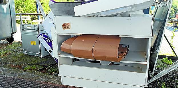 Algunos residuos no se sacan adecuadamente. 