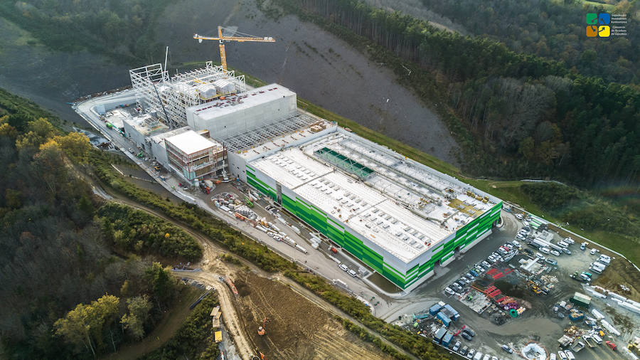 Avanzan las obras de la primera fase del Complejo Medio Ambiental de Gipuzkoa.