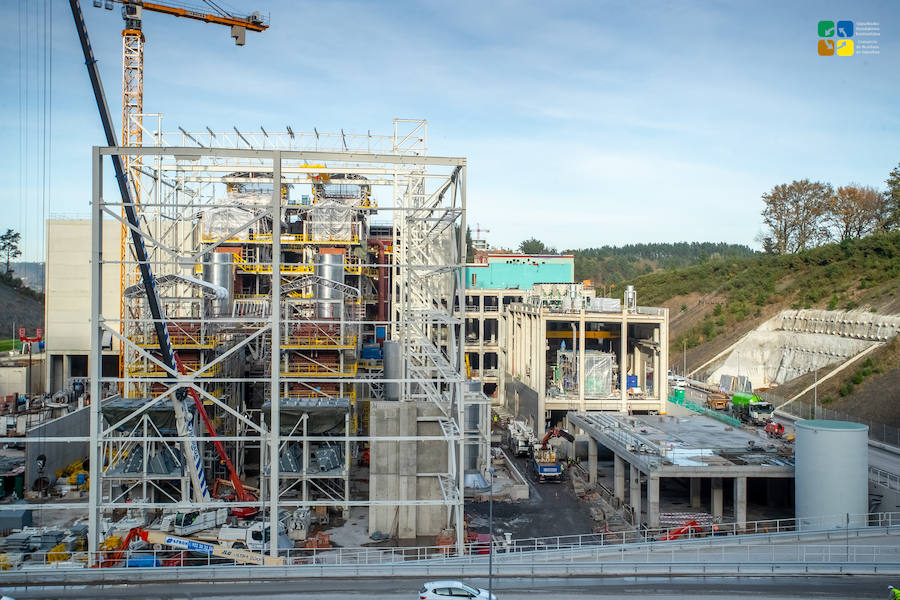 Avanzan las obras de la primera fase del Complejo Medio Ambiental de Gipuzkoa.