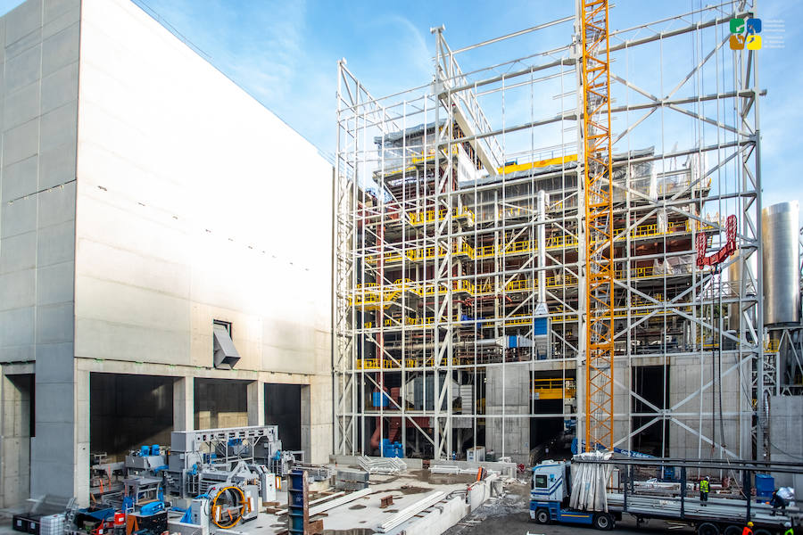 Avanzan las obras de la primera fase del Complejo Medio Ambiental de Gipuzkoa.