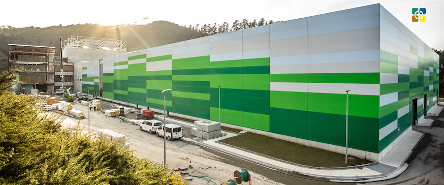 Avanzan las obras de la primera fase del Complejo Medio Ambiental de Gipuzkoa.