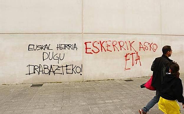 Covite cifra en 196 los actos de enaltecimiento a ETA en 2018