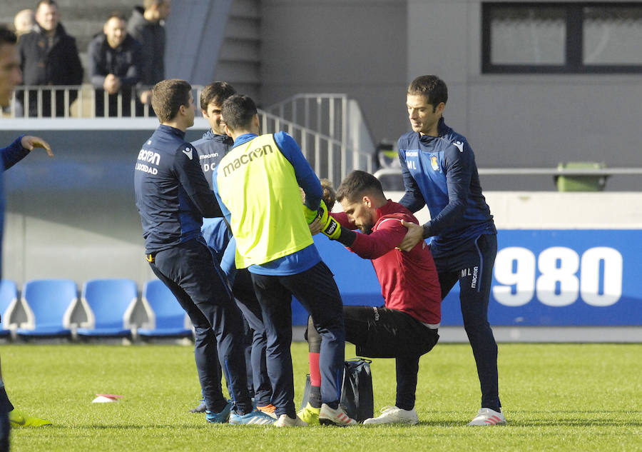 La Real Sociedad tiene hoy una doble sesión de entrenamiento a las ordenes de Imanol Alguacil en el que lo más destacado del primer entrenamiento ha sido la mala noticia de la lesión de Moya en la sesión matinal. A las 17:00 realizaran la segunda sesión.