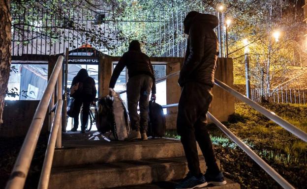 Un total de 35 personas han pernoctado en el Servicio de Puertas Abiertas de San Sebastián 
