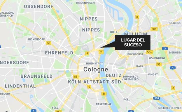 Detenido un sospechoso tras un tiroteo en el centro de Colonia por una pelea