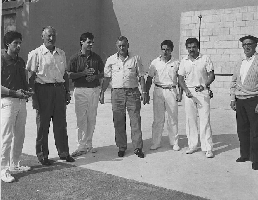 Retegui II, Gallastegi, Martinicorena, Paco Arriana, Dufour y Joseph Laduche. 