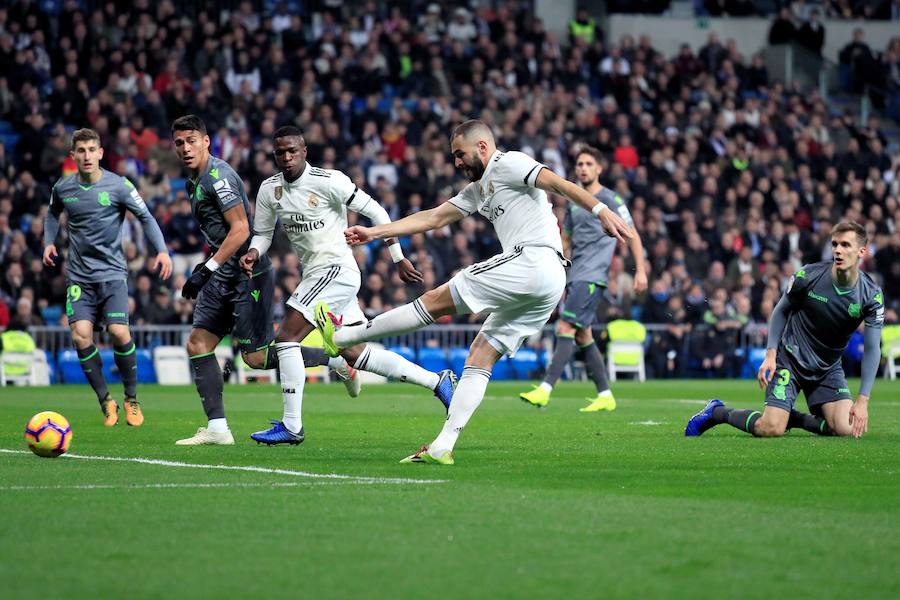 Gran ambiente en el Santiago Bernabéu donde se enfrenta la Real Sociedad de Imanol Alguacil al Madrid de Solari.