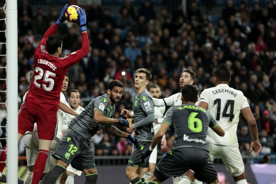 Gran ambiente en el Santiago Bernabéu donde se ha enfrentado la Real Sociedad de Imanol Alguacil al Madrid de Solari y ha vencido (0-2).