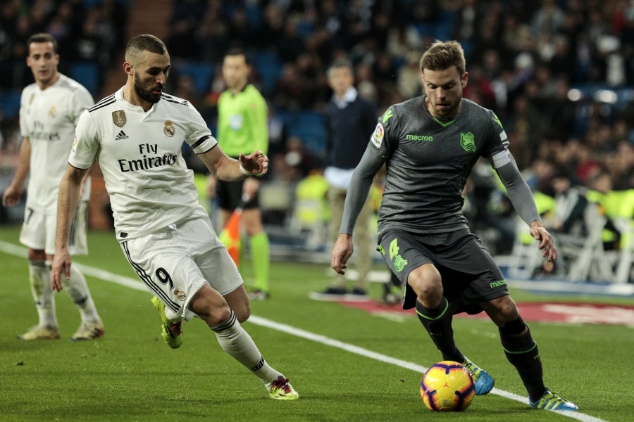 Gran ambiente en el Santiago Bernabéu donde se ha enfrentado la Real Sociedad de Imanol Alguacil al Madrid de Solari y ha vencido (0-2).