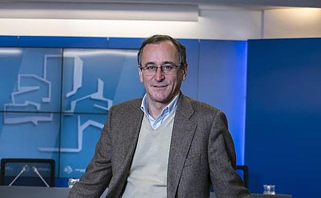 Alfonso Alonso, en el Parlamento Vasco. 