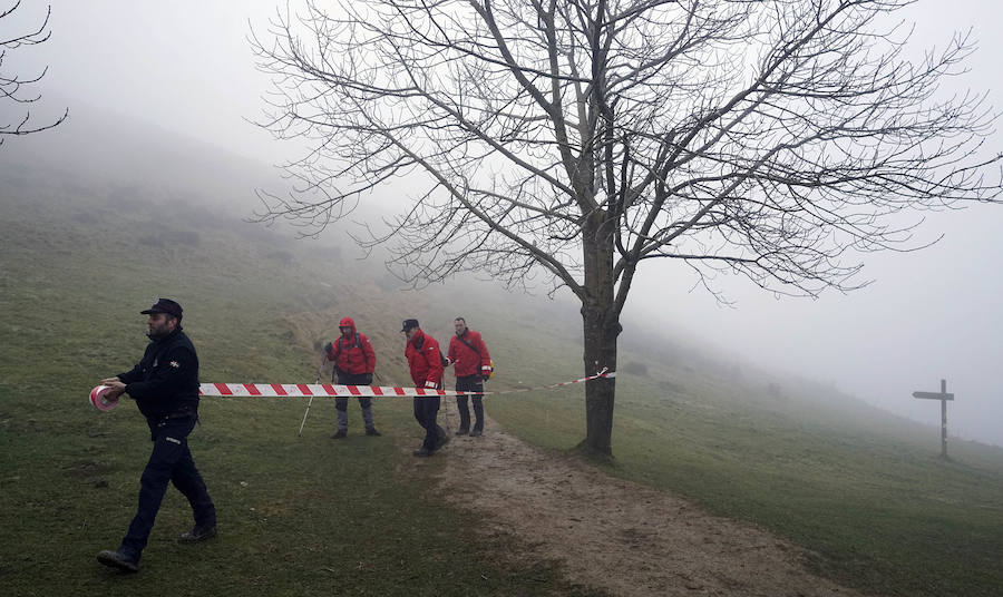 Una avioneta con dos personas a bordo se ha estrellado en la cima del monte Hernio