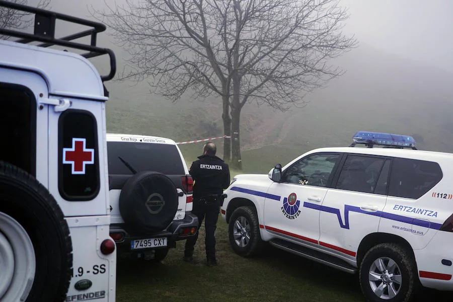 Una avioneta con dos personas a bordo se ha estrellado en la cima del monte Hernio