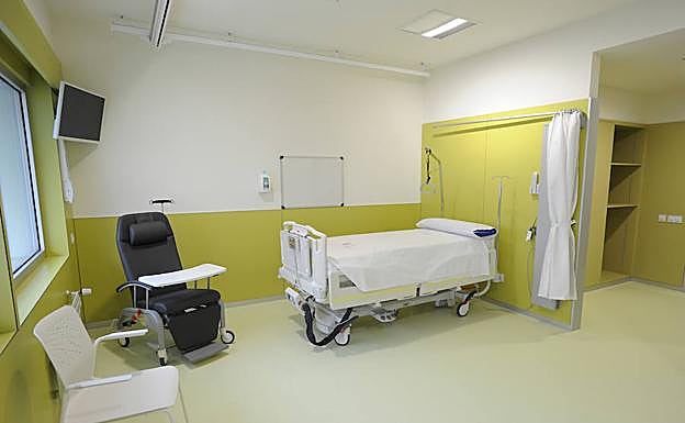 Una de las nuevas unidades del Hospital de Eibar.
