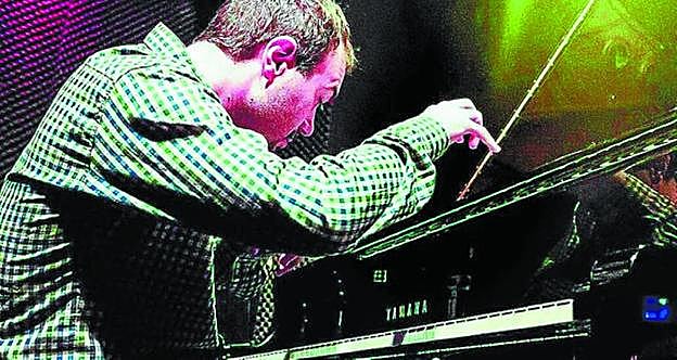El pianista madrileño durante una de sus actuaciones. 
