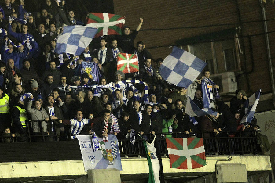 Partido muy disputado en Vallecas de la Real Sociedad