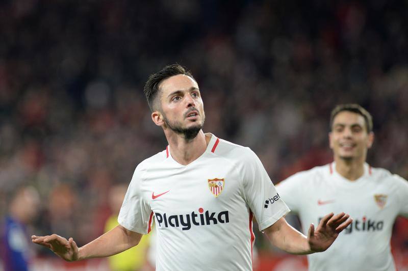 Sevilla y Barcelona se enfrentaron en la ida de octavos de final de la Copa del Rey, en el Sánchez Pizjuán.