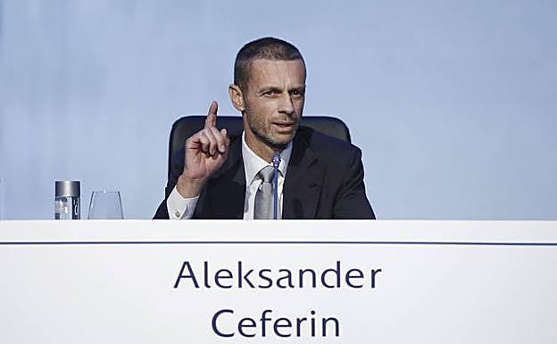 Aleksander Ceferin, presidente de la UEFA. 