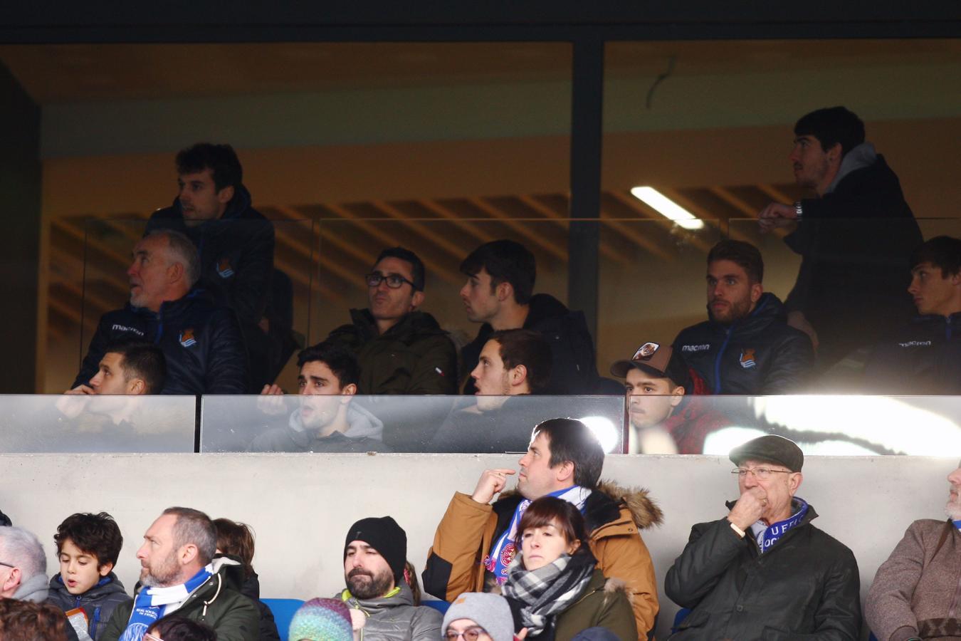 Las mejores imágenes del derbi entre la Real Sociedad y el Athletic en Anoeta. 