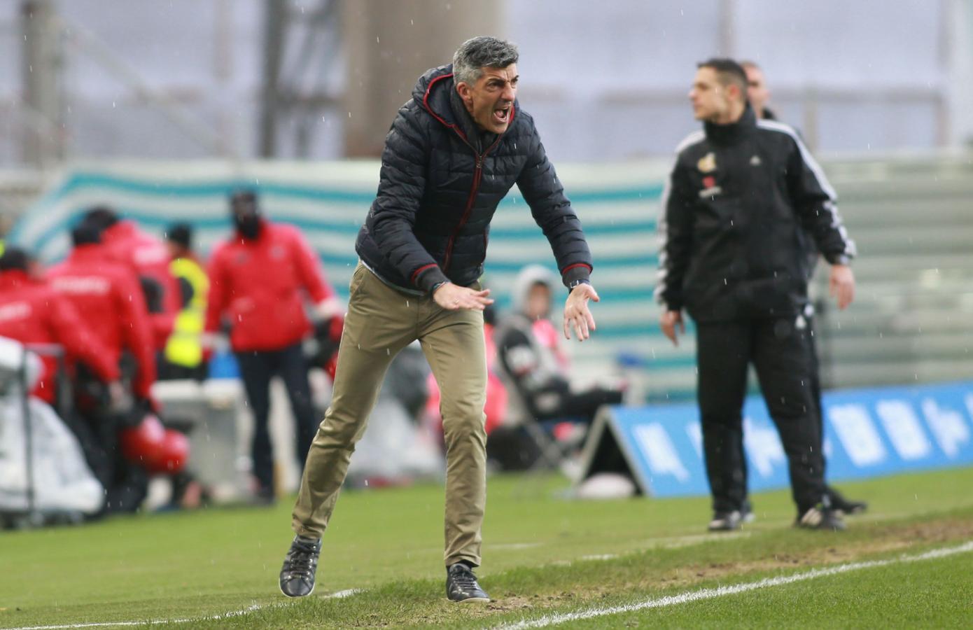 Las mejores imágenes del derbi entre la Real Sociedad y el Athletic en Anoeta. 