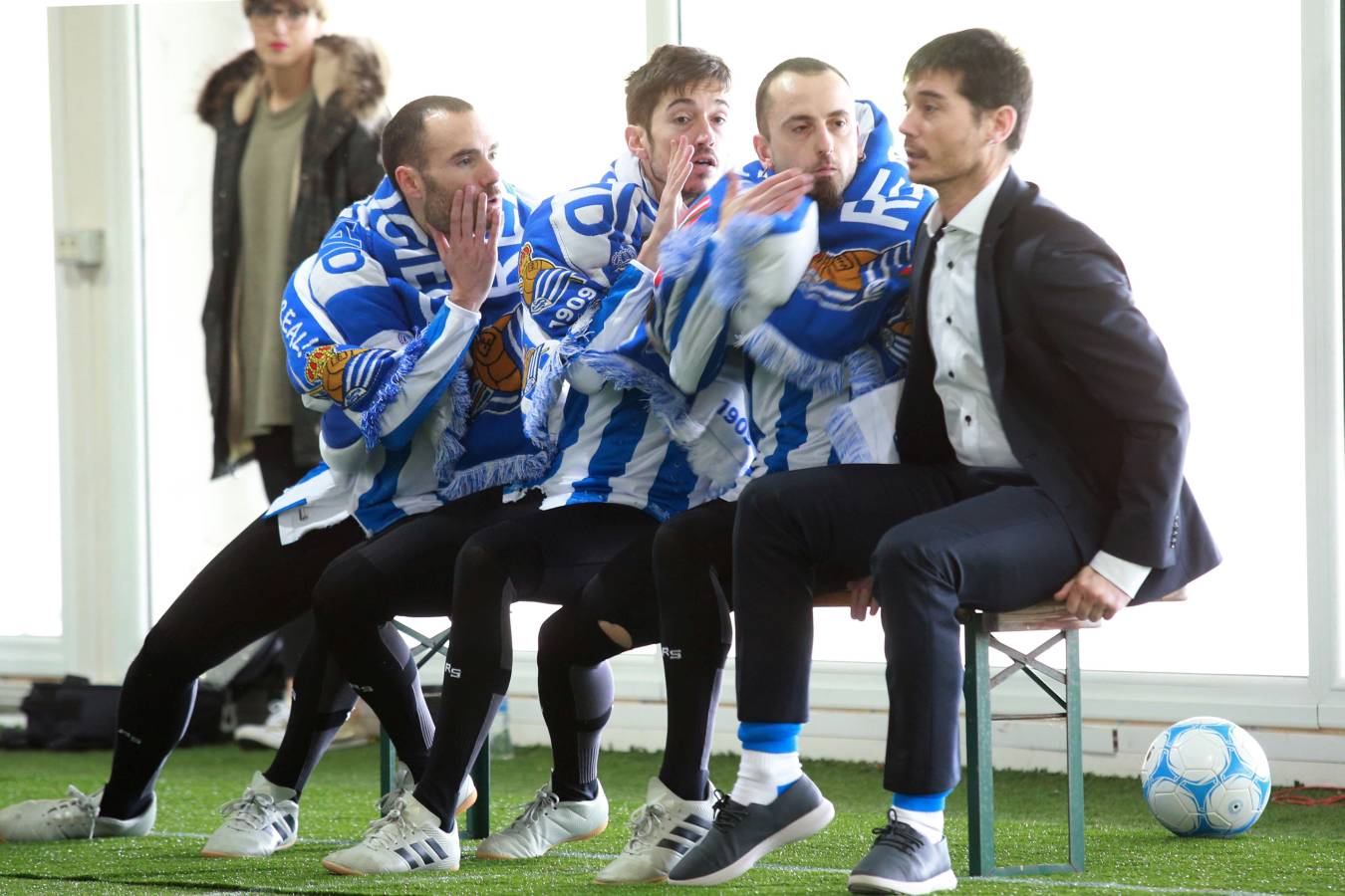 Tabakalera acoge el estreno del montaje basado en la Real Sociedad. 