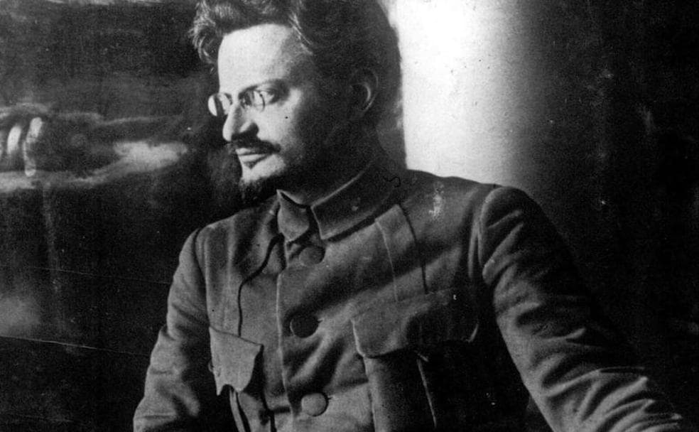 Trotski en una fotografía de 1920, cuatro años después de su paso por España. 