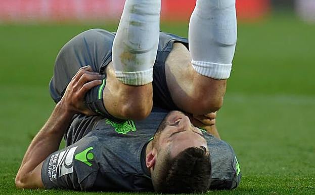 Zaldua se perderá el partido ante el Leganés del sábado