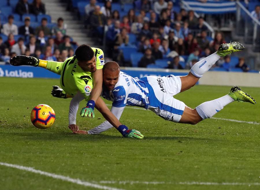 Las fotos más espectáculares del encuentro disputado en Anoeta entre Real Sociedad (esta vez con la segunda equipación) y el Leganés.