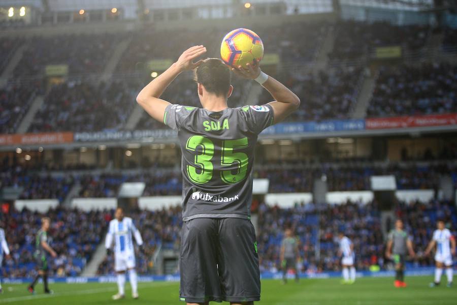 Las fotos más espectáculares del encuentro disputado en Anoeta entre Real Sociedad (esta vez con la segunda equipación) y el Leganés.