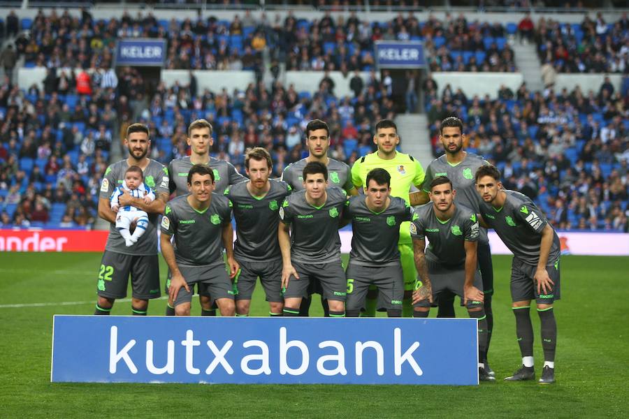Las fotos más espectáculares del encuentro disputado en Anoeta entre Real Sociedad (esta vez con la segunda equipación) y el Leganés.