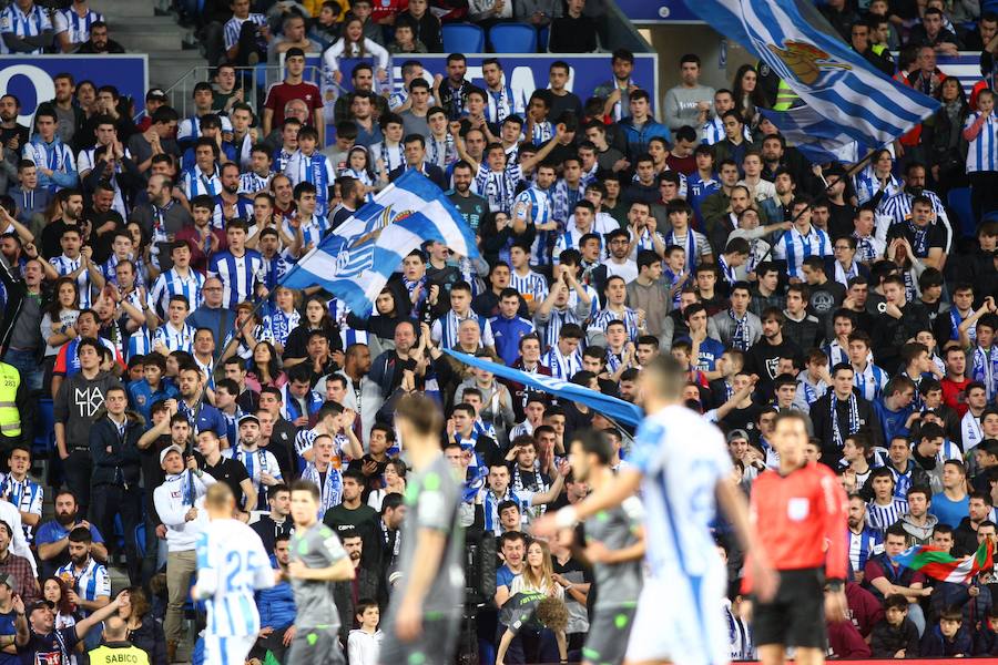 Las fotos más espectáculares del encuentro disputado en Anoeta entre Real Sociedad (esta vez con la segunda equipación) y el Leganés.
