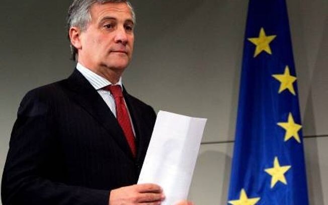 Antonio Tajani, presidente del Parlamento Europeo. 