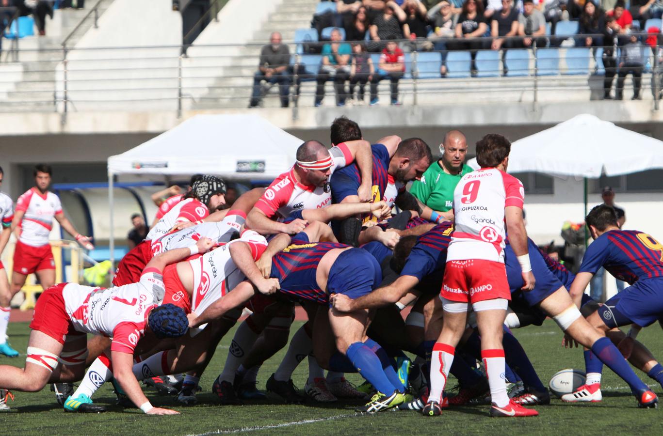 Ampo Ordizia logra una importante victoria en Altamira, 40-13, ante el Barça Rugbi y da un paso de gigante para asegurarse el play off por el título. Los ordiziarras se mostraron superiores y al final de la primera parte habían decidido ya el marcador con un contundente 26-6.