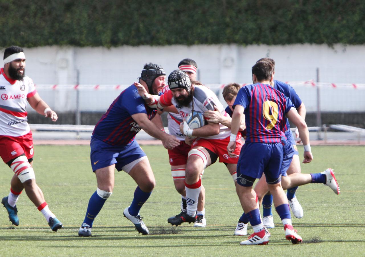 Ampo Ordizia logra una importante victoria en Altamira, 40-13, ante el Barça Rugbi y da un paso de gigante para asegurarse el play off por el título. Los ordiziarras se mostraron superiores y al final de la primera parte habían decidido ya el marcador con un contundente 26-6.
