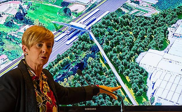 Imagen principal - Astigarraga contará con una estación elevada que servirá de enlace al TAV en Gipuzkoa