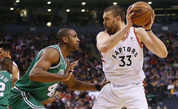 Marc Gasol, durante el partido. 